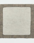 Plastic-Free linseed oil paint in titanium white, painted on linen.